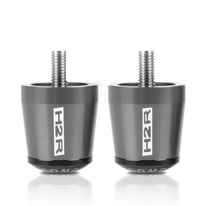 Extremidades do guidão da motocicleta - plugues balanceados - alumínio - 22mm - 2 peças