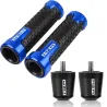 Motorradlenker / Enden - Aluminiumstopfen - 22 mm - Set