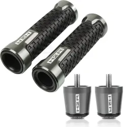Motorsykkelstyre / ender - aluminiumsplugger - 22 mm - sett
