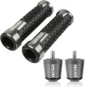 Motorsykkelstyre / ender - aluminiumsplugger - 22 mm - sett
