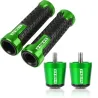 Motorsykkelstyre / ender - aluminiumsplugger - 22 mm - sett