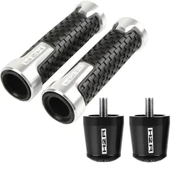 Motorradlenker / Enden - Aluminiumstopfen - 22 mm - Set