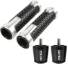 Motorradlenker / Enden - Aluminiumstopfen - 22 mm - Set