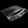 Läpinäkyvä muovinen henkilökortti / rintanappipidike - vaakasuora - 10 kpl