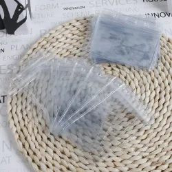 Transparent plastic ID card / badge holder - horizontal - 10 piecesAccess Control Cards