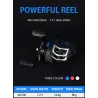 Metal fishing reel - winding ring - ultra light - magnetic brake - right / left handed - 7.2:1 - 8KGTools