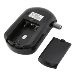 Profesjonell digital alkometer - alkoholtester - LCD - med 5 munnstykker
