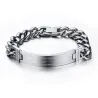 Rustfrit stål armbånd - Jesus / kors