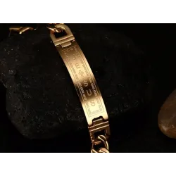 Rustfrit stål armbånd - Jesus / kors