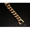 Bracelet en acier inoxydable - Jésus / croix