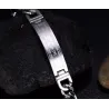 Rustfrit stål armbånd - Jesus / kors