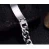 Rustfrit stål armbånd - Jesus / kors