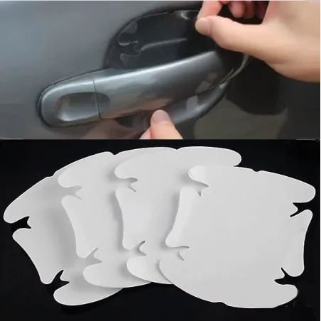 Transparent foil sticker - car door handle protection - anti-scratch - 4 piecesStickers