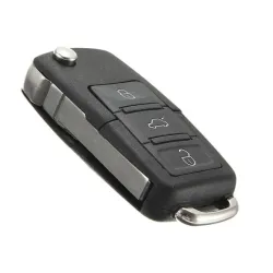 Flip remote key case - key shell - 3 buttons - for Volkswagen Golf Passat Polo Jetta TouranKeys