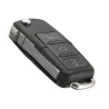 Etui clé télécommande flip - coque clé - 3 boutons - pour Volkswagen Golf Passat Polo Jetta Touran