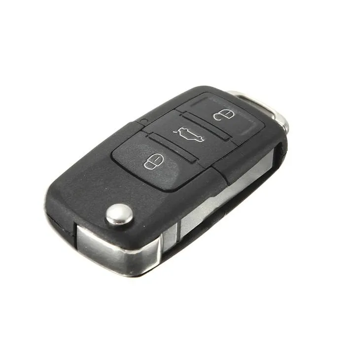 Etui na zdalny kluczyk z klapką - obudowa kluczyka - 3 przyciski - do Volkswagen Golf Passat Polo Jetta TouranKluczyki