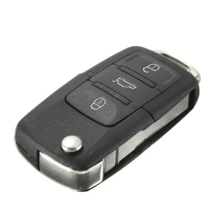 Klappschlüsseletui - Schlüsselgehäuse - 3 Tasten - für Volkswagen Golf Passat Polo Jetta Touran