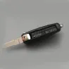 Etui clé télécommande flip - coque clé - 3 boutons - pour Volkswagen Golf Passat Polo Jetta Touran