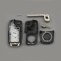 Flip remote key case - key shell - 3 buttons - for Volkswagen Golf Passat Polo Jetta TouranKeys