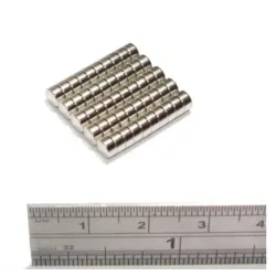 N35 - magnes neodymowy - okrągła tarcza - 4mm * 2mm - 100 sztukN35