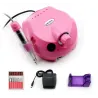 Broca de unhas profissional - controle de velocidade - manicure / pedicure - conjunto com brocas - 15W
