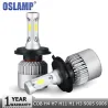 OSLAMP - COB 12V - 24V LED - auton ajovalot - polttimo - Hi-Lo palkki - 72W - 8000LM - 6500K - 2 kpl