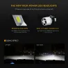 OSLAMP - COB 12V - 24V LED - autokoplampen - gloeilamp - Hi-Lo beam - 72W - 8000LM - 6500K - 2 stuksH7