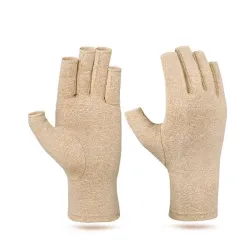 Terapeutiske kompresjonshansker - smertelindring av leddgikt - bomull