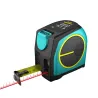 DT10 - 2-i-1 laser afstandsmåler - med digitalt LCD display - målebånd