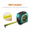 DT10 - telêmetro a laser 2 em 1 - com display LCD digital - fita métrica