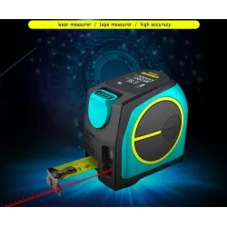 DT10 - 2-in-1 laser rangefinder - with digital LCD display - measuring tapeMeasurement