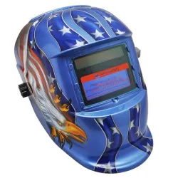 Solarny kask spawalniczy - automatyczne przyciemnianie - amerykański orzełKask Spawalniczy