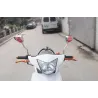 Rétroviseurs moto chromés - mains squelettes
