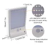 Solar powered wall light light - waterproof lamp - motion sensor - 48 LEDStreet lighting