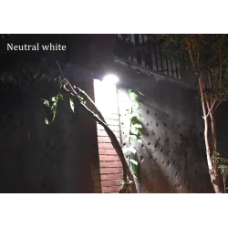 Solar powered wall light light - waterproof lamp - motion sensor - 48 LEDStreet lighting