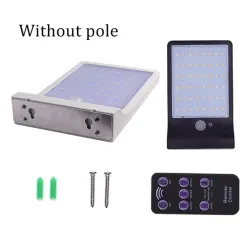 Solar powered wall light light - waterproof lamp - motion sensor - 48 LEDStreet lighting