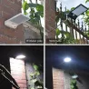 Solar powered wall light light - waterproof lamp - motion sensor - 48 LEDStreet lighting