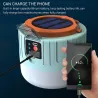 Camping/tentlamp - draagbaar - solar - LED - superfelle buitenlamp - met afstandsbediening - waterdichtSolar verlichting