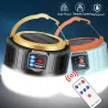 Camping/tentlamp - draagbaar - solar - LED - superfelle buitenlamp - met afstandsbediening - waterdichtSolar verlichting