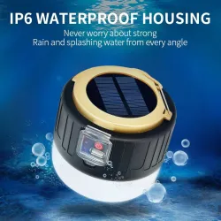 Camping / tent light - portable - solar - LED - super bright outdoor lamp - with remote control - waterproofSolar lighting