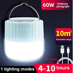 Camping / telt lys - bærbar - solenergi - LED - super lys utelampe - med fjernkontroll - vanntett
