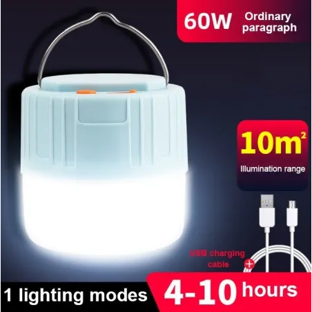 Lampe de camping / tente - portable - solaire - LED - lampe d'extérieur super lumineuse - avec télécommande - étanche