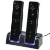 Doppelladegerät - LED-Anzeige - für Wii-Controller - mit 2 Akkus