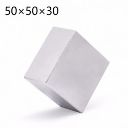N52 - neodymium magneet - vierkant blok - 50 * 50 * 30 mmN52