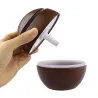 Ultraljudsluftfuktare - diffusor för eteriska oljor - LED - USB - träkorn - 130ml