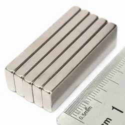N52 - aimant néodyme - bloc puissant - 40 * 10 * 4mm - 5 pièces