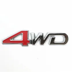 4WD car sticker - 3D metal emblemStickers