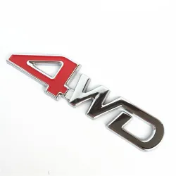 4WD car sticker - 3D metal emblemStickers