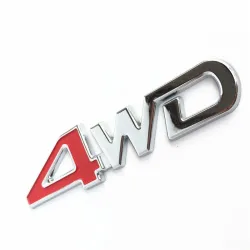 4WD car sticker - 3D metal emblemStickers