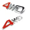 4WD-autotarra - 3D-metallimerkki